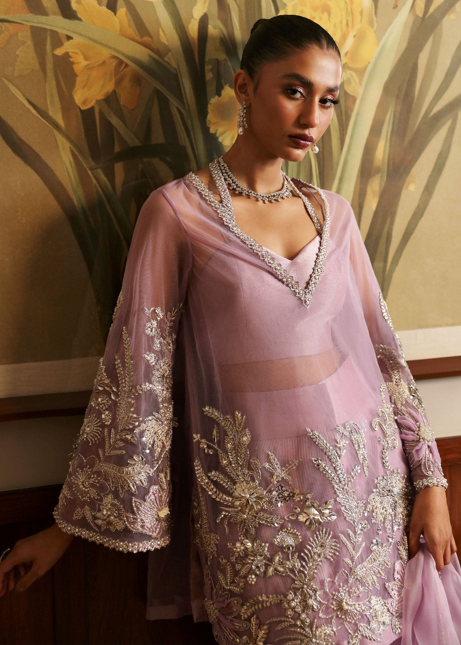 Sadaf Fawad Khan | Late Checkout at the Fred | Purple Charm - House Of Hania
