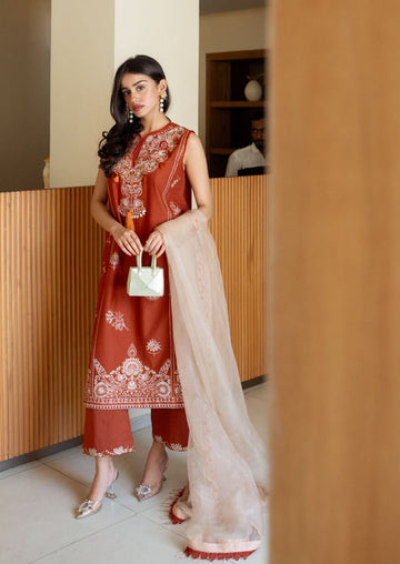 Sadaf Fawad Khan | Lawn 24 | Faizah (B) - House Of Hania