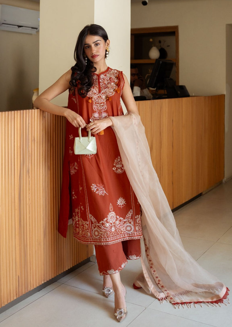 Sadaf Fawad Khan | Lawn 24 | Faizah (B) - House Of Hania