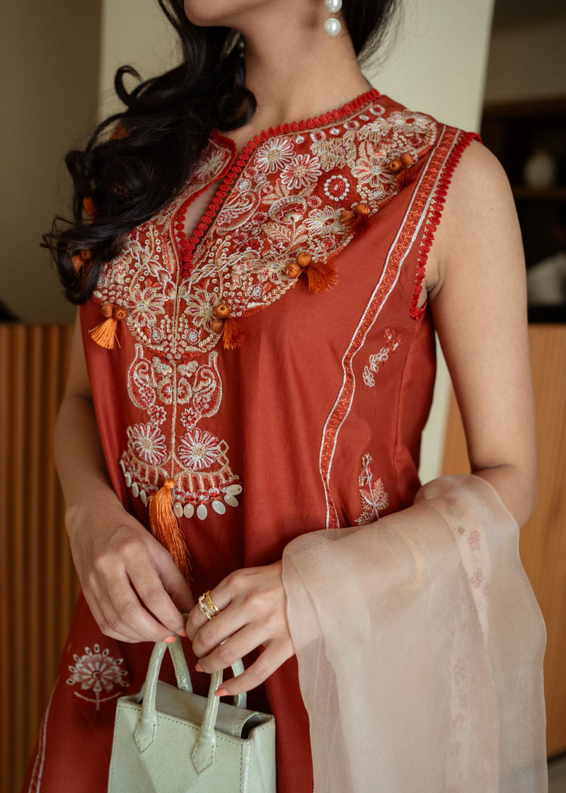 Sadaf Fawad Khan | Lawn 24 | Faizah (B) - House Of Hania