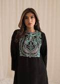 Sadaf Fawad Khan | Lyla Festive Pret | Black Pool - House Of Hania