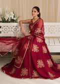 Sadaf Fawad Khan | Lyla Festive Pret | Deep Rose - House Of Hania