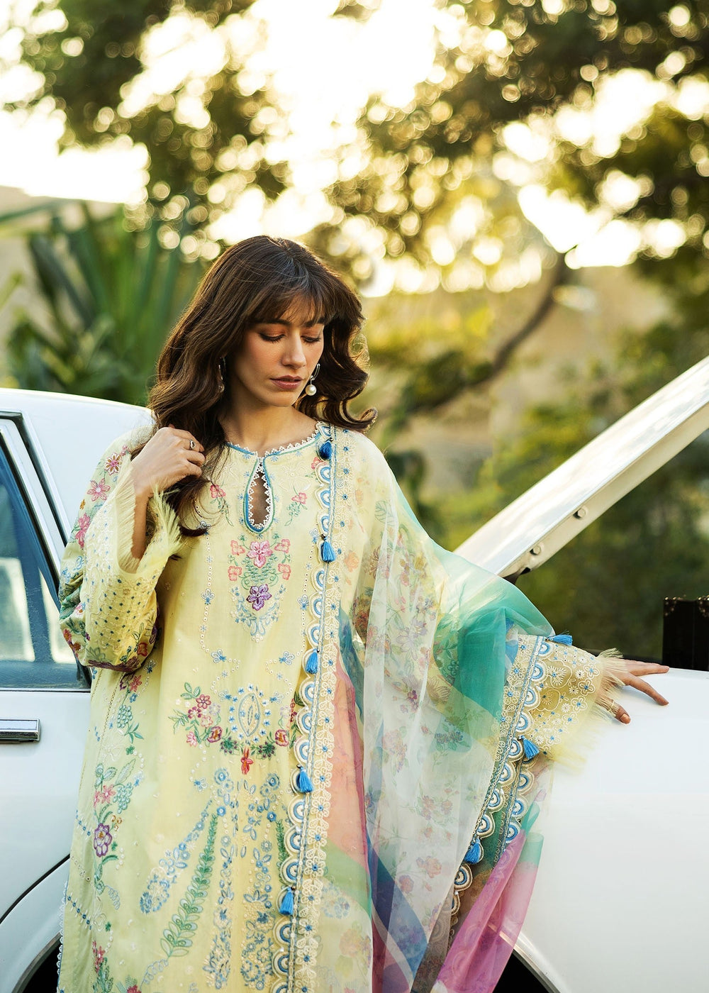 Sadaf Fawad Khan | Siraa Lawn 25 | MID SUMMER EVENING - B - House Of Hania
