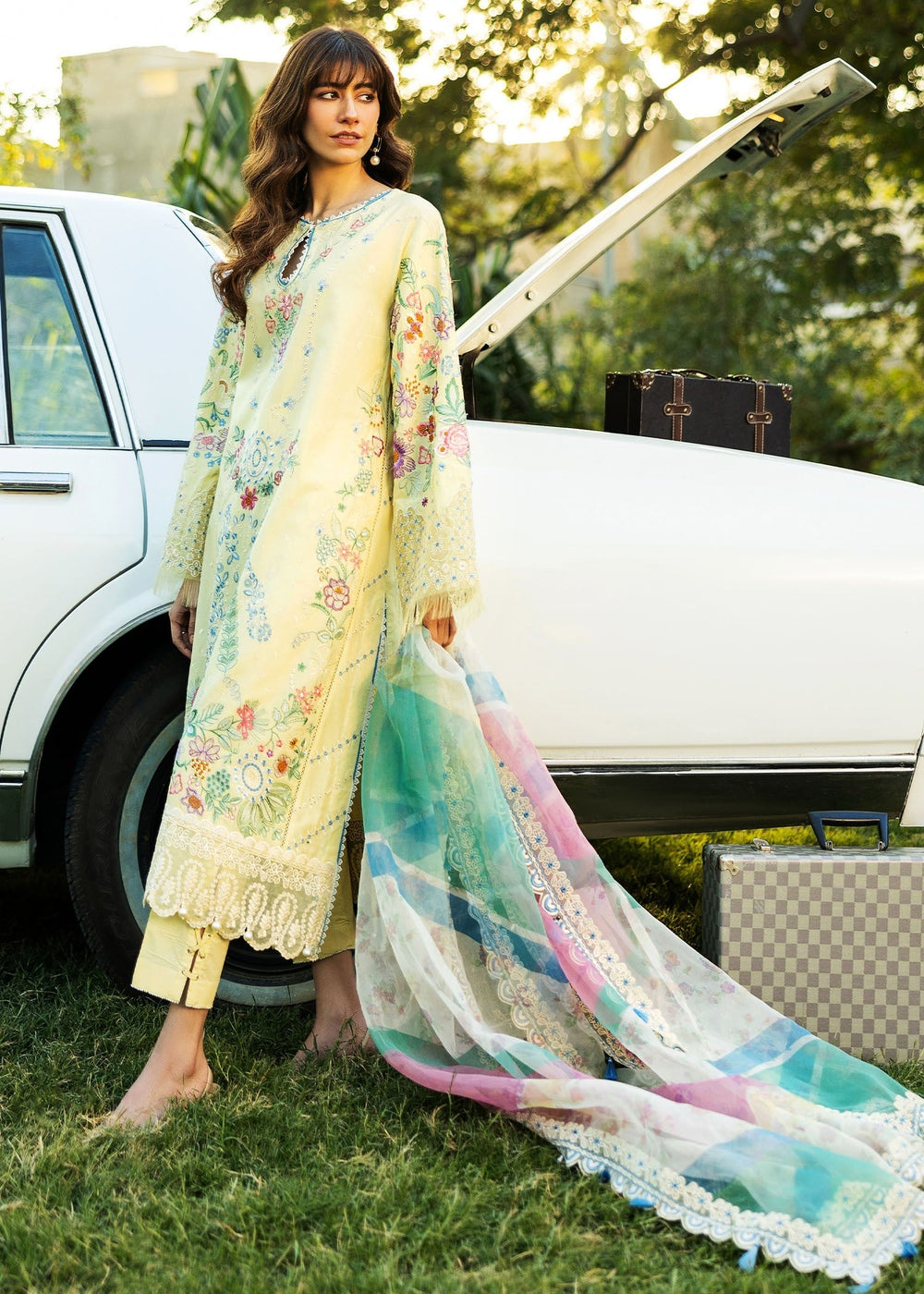 Sadaf Fawad Khan | Siraa Lawn 25 | MID SUMMER EVENING - B - House Of Hania