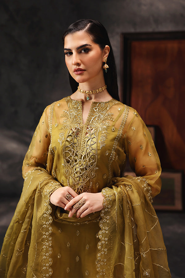 Saffron | Aatish Formals | Shola-e-Noor - House Of Hania