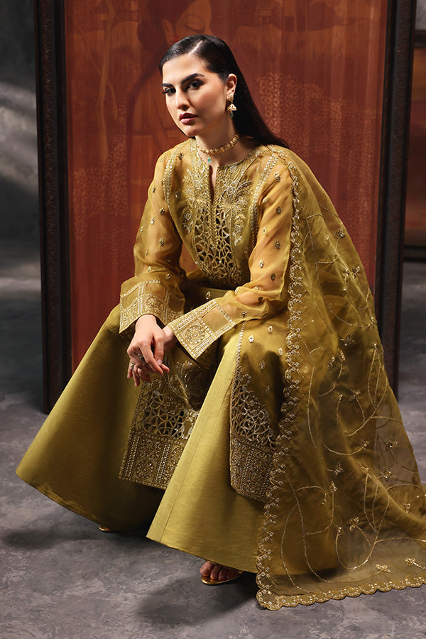 Saffron | Aatish Formals | Shola-e-Noor - House Of Hania