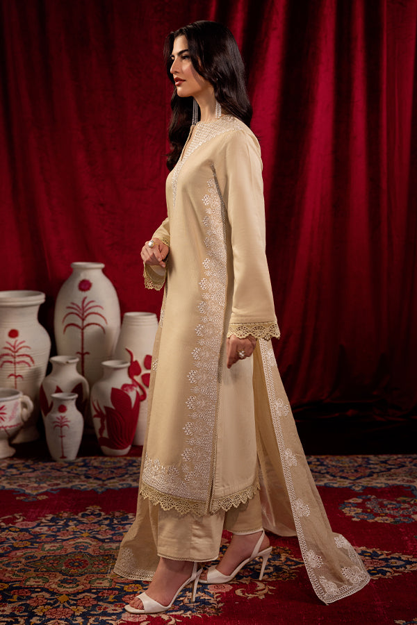 Saffron | Celestial Fall 24 |  FROSTED BEIGE - House Of Hania