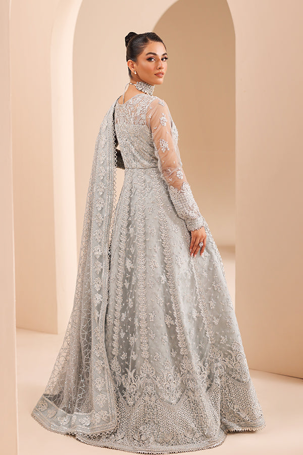 Saffron | Edel Formals Collection 24 |  04 Silver Whisper - House Of Hania