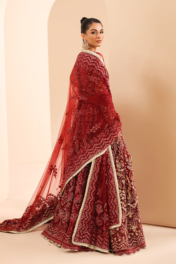 Saffron | Edel Formals Collection 24 |  05 Scarlet Dream - House Of Hania