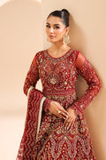 Saffron | Edel Formals Collection 24 |  05 Scarlet Dream - House Of Hania