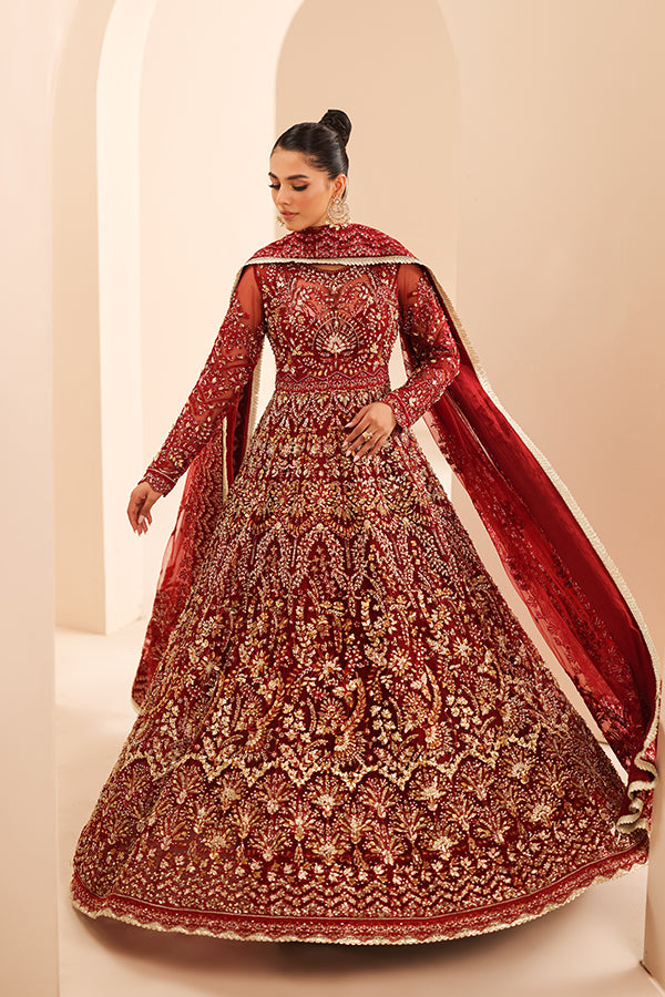 Saffron | Edel Formals Collection 24 |  05 Scarlet Dream - House Of Hania