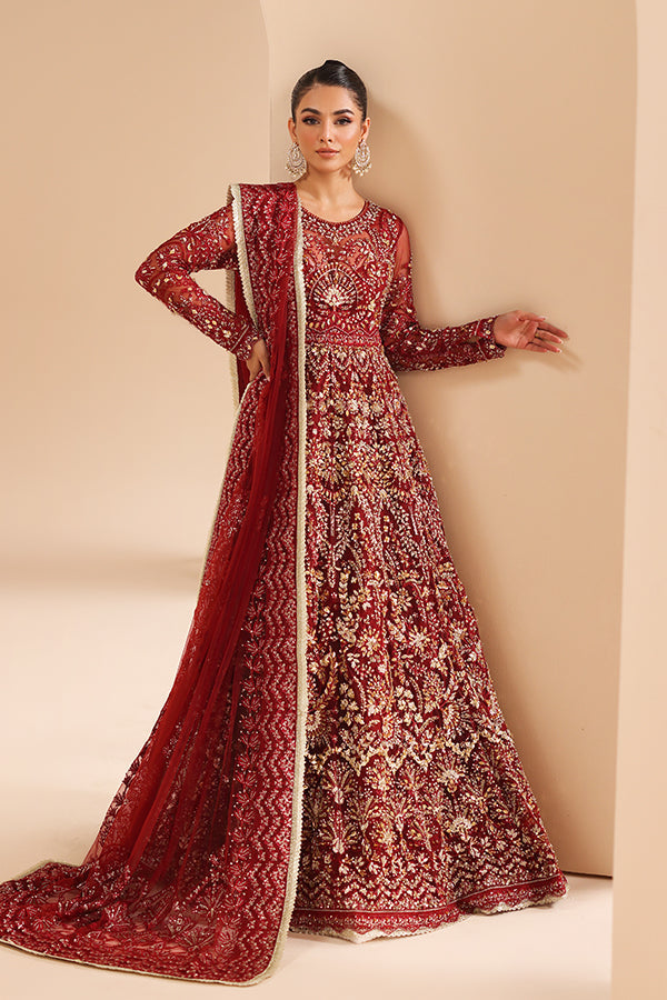 Saffron | Edel Formals Collection 24 |  05 Scarlet Dream - House Of Hania