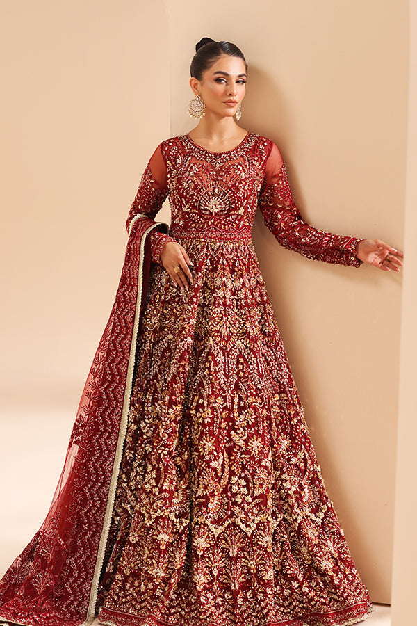 Saffron | Edel Formals Collection 24 |  05 Scarlet Dream - House Of Hania
