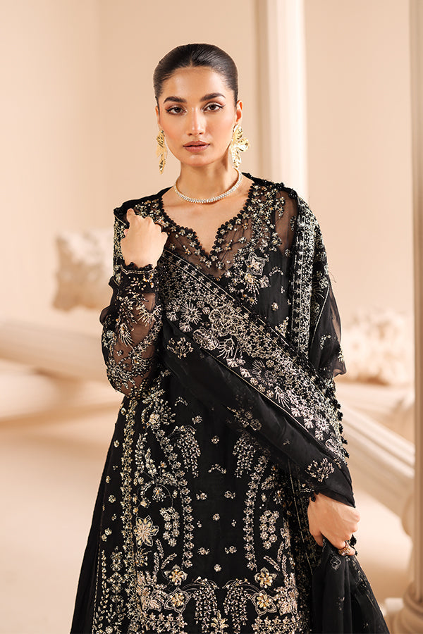 Saffron | Edel Formals Collection 24 |  08 Noir Dewdrop - House Of Hania