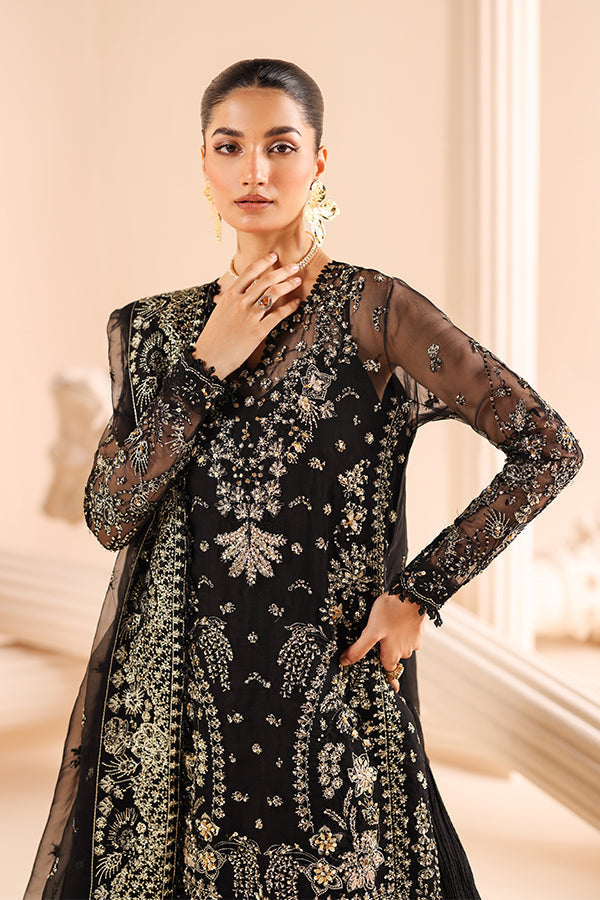 Saffron | Edel Formals Collection 24 |  08 Noir Dewdrop - House Of Hania