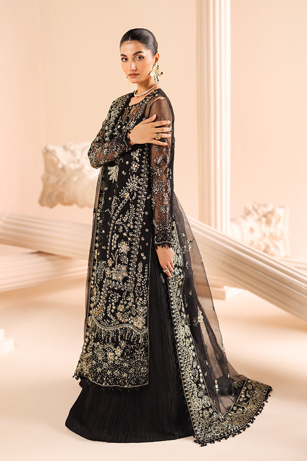 Saffron | Edel Formals Collection 24 |  08 Noir Dewdrop - House Of Hania