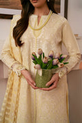Saffron | Mystere Festive Lawn | Lenora - House Of Hania