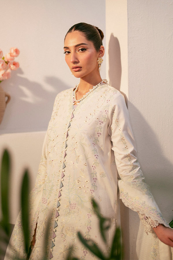 Saffron | Mystere Festive Lawn | Liara - House Of Hania