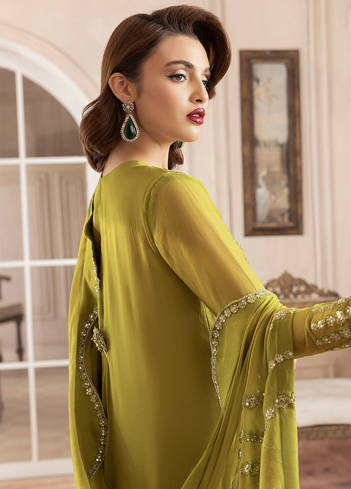 Sahane | Elyssa Festive Chiffon | CT-19001 Eve - ELYSSA - House Of Hania