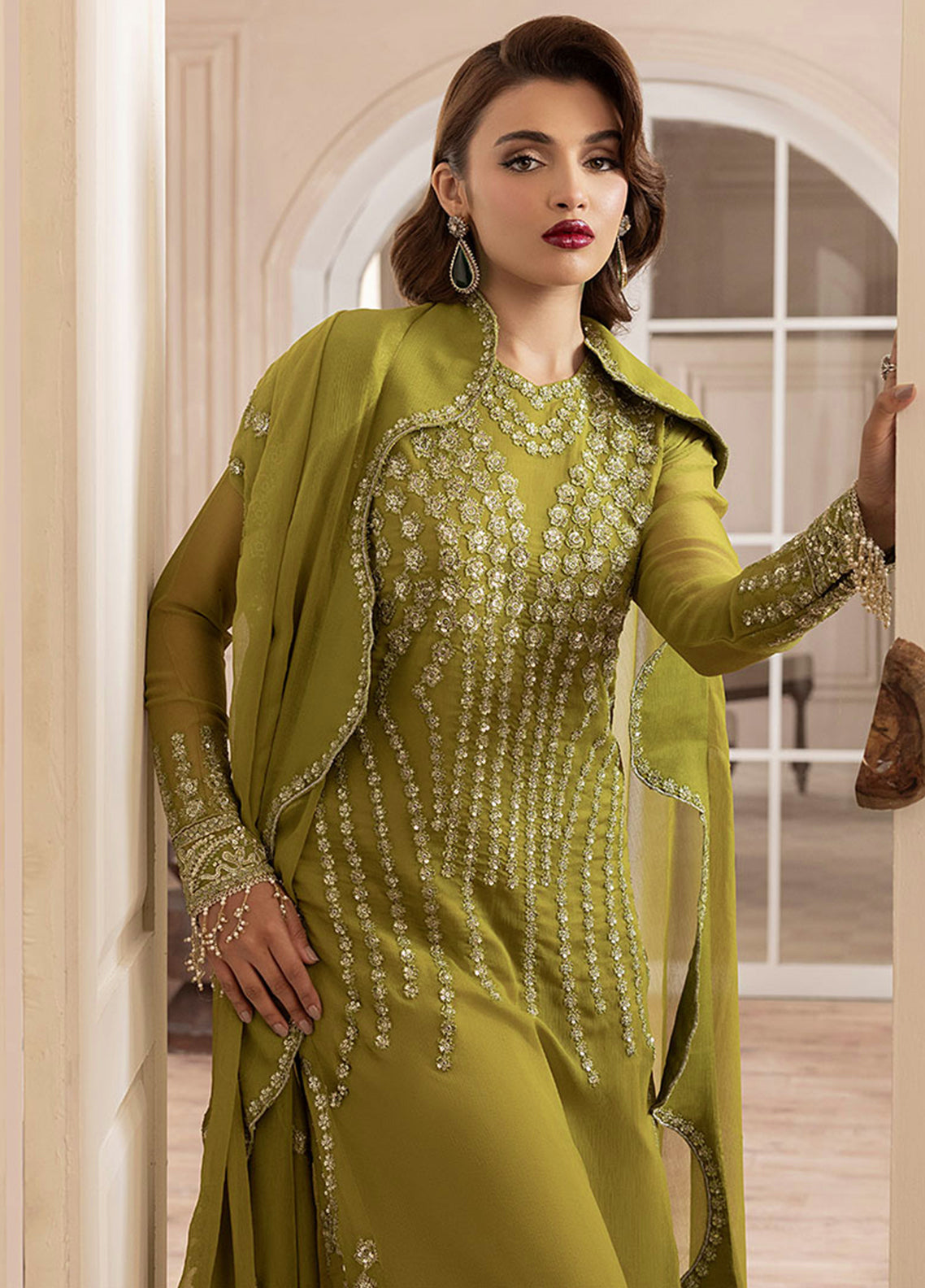 Sahane | Elyssa Festive Chiffon | CT-19001 Eve - ELYSSA - House Of Hania