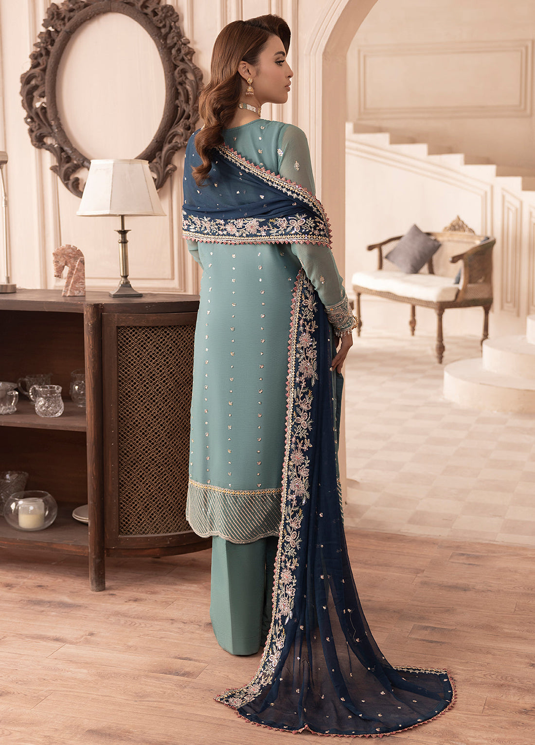 Sahane | Elyssa Festive Chiffon | ELYSSA - House Of Hania