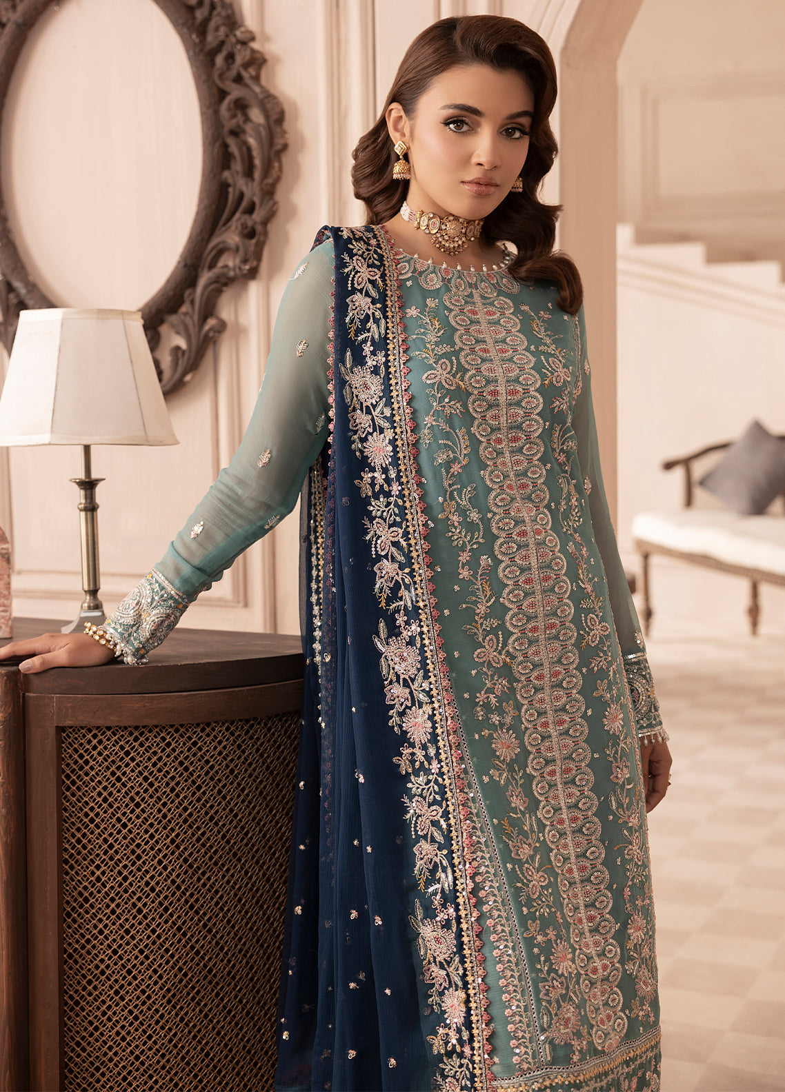 Sahane | Elyssa Festive Chiffon | ELYSSA - House Of Hania