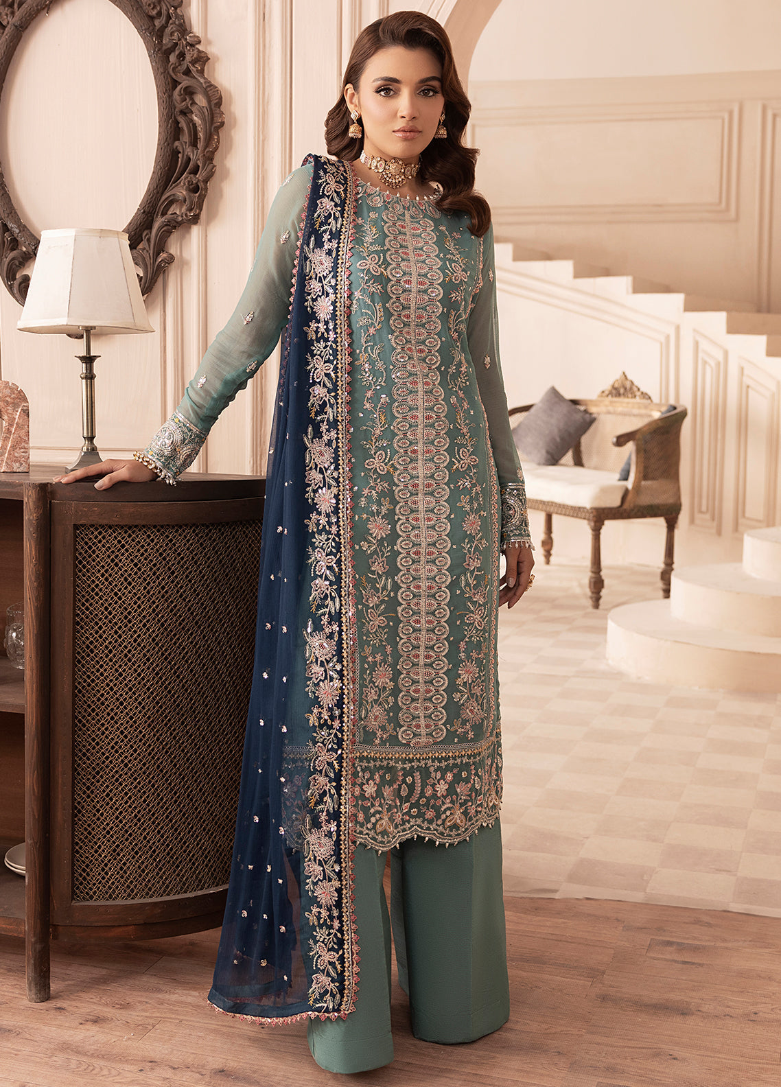 Sahane | Elyssa Festive Chiffon | ELYSSA - House Of Hania