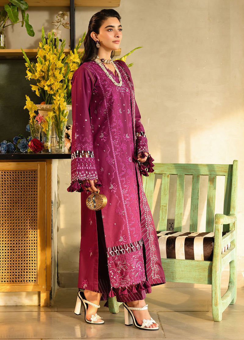 Sahane | In Laws in Lawn Eid Edit |  CT-21002 Berry - House Of Hania
