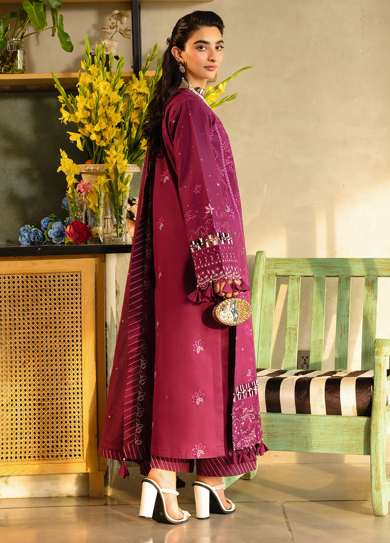 Sahane | In Laws in Lawn Eid Edit |  CT-21002 Berry - House Of Hania