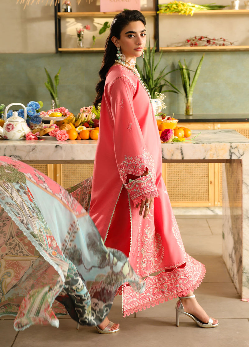 Sahane | In Laws in Lawn Eid Edit | CT-21006 Rosetta - House Of Hania