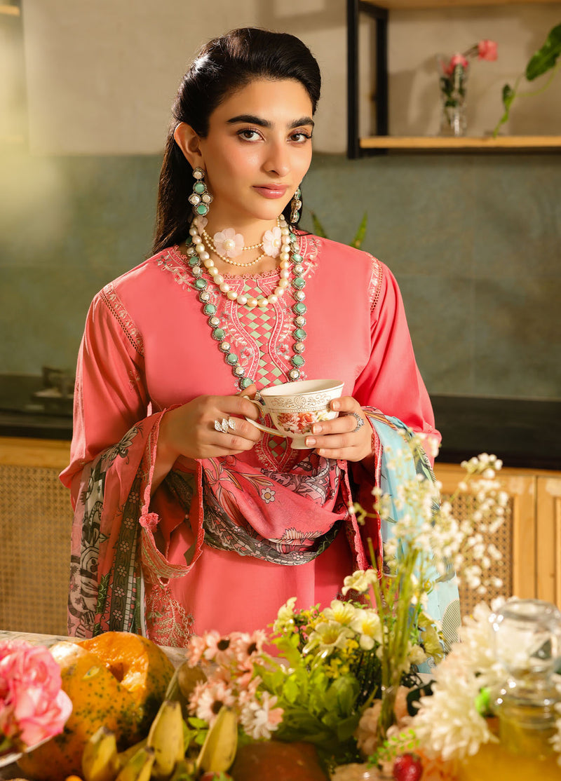 Sahane | In Laws in Lawn Eid Edit | CT-21006 Rosetta - House Of Hania