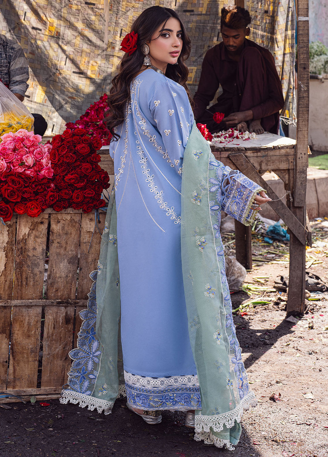 Sahane | Sahakari Chikankari Lawn Edit 24 | Chandni - House Of Hania