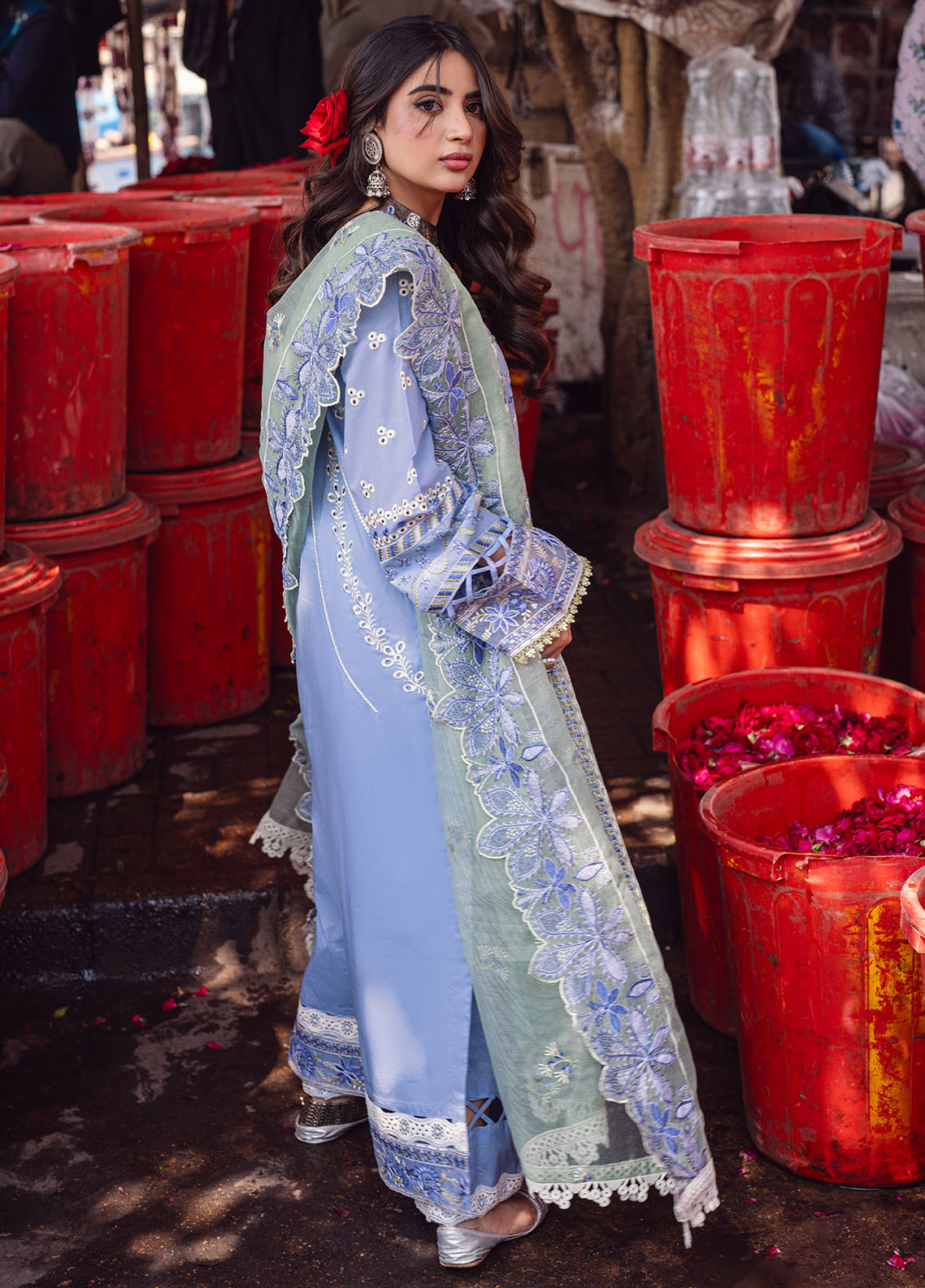 Sahane | Sahakari Chikankari Lawn Edit 24 | Chandni - House Of Hania