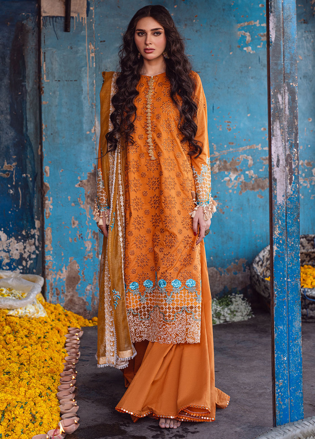 Sahane | Sahakari Chikankari Lawn Edit 24 | Mashal - House Of Hania
