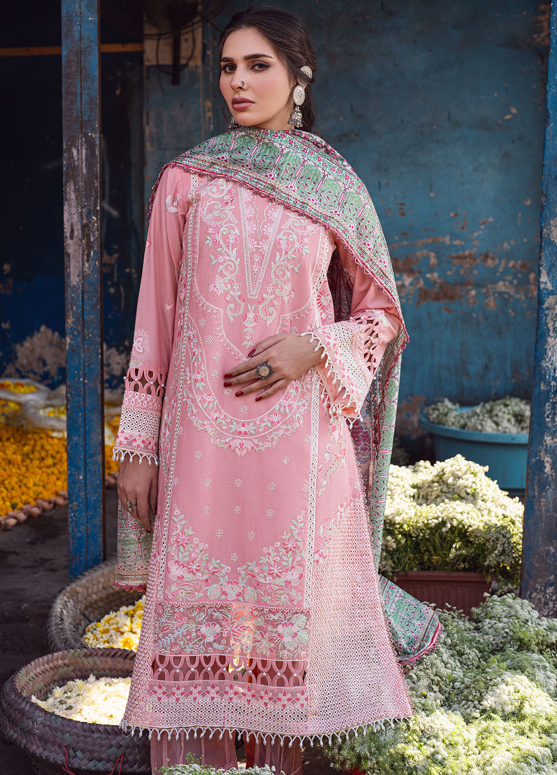 Sahane | Sahakari Chikankari Lawn Edit 24 | Mohini - House Of Hania