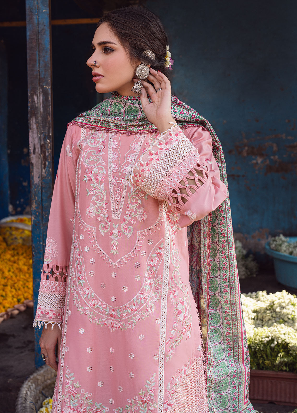 Sahane | Sahakari Chikankari Lawn Edit 24 | Mohini - House Of Hania
