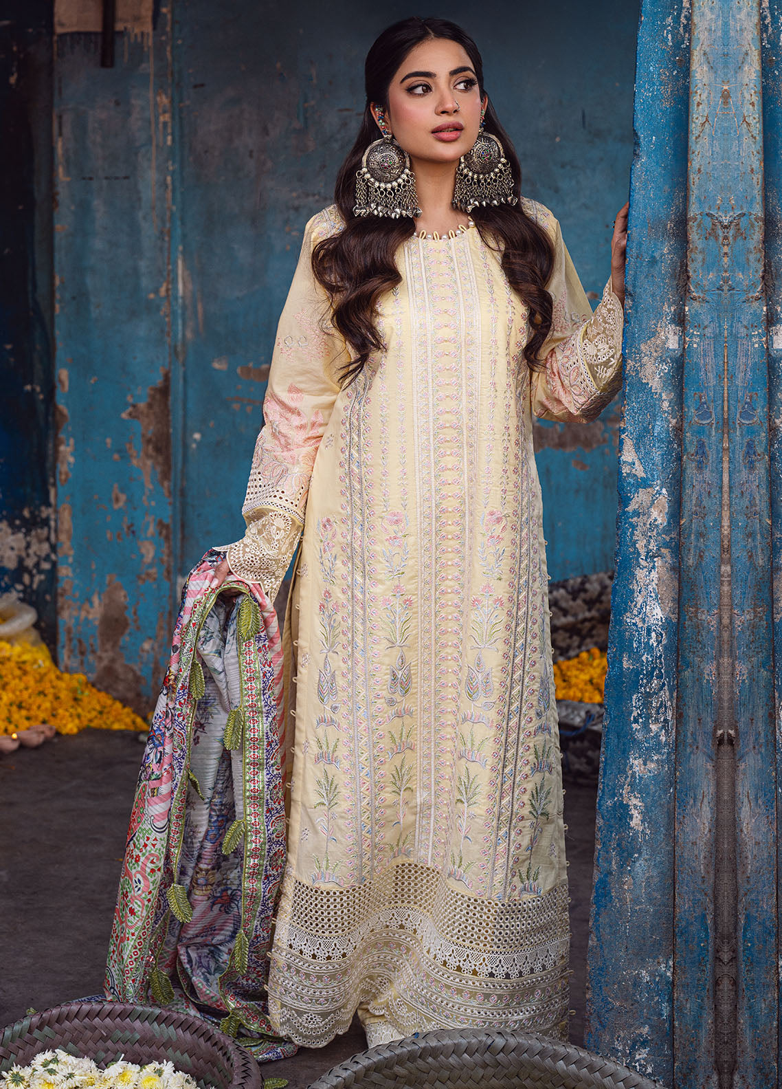Sahane | Sahakari Chikankari Lawn Edit 24 | Zeenat - House Of Hania