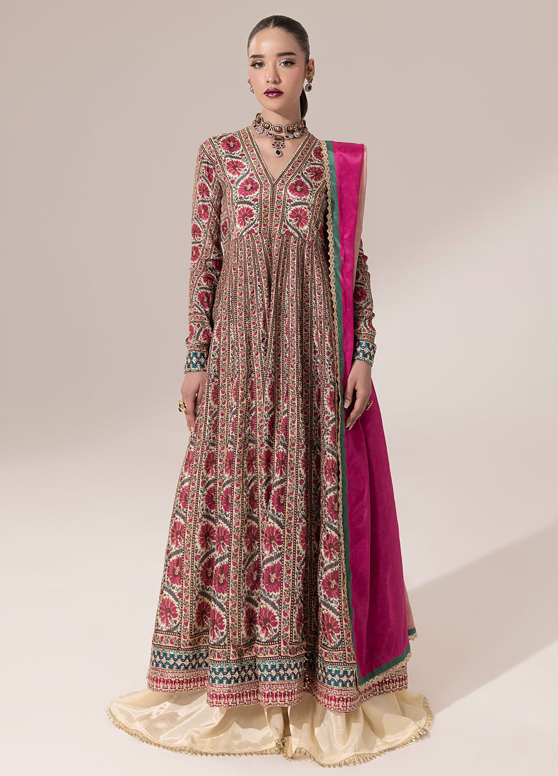 Sahane | Suay Silk Handwork Edit | CT-15001 LOREN - SUAY - House Of Hania