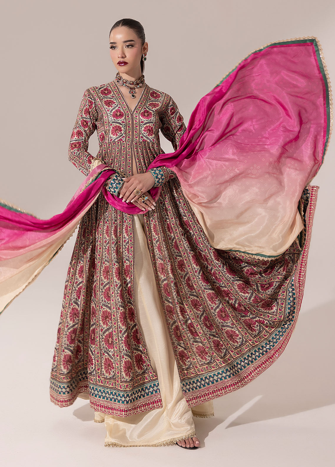 Sahane | Suay Silk Handwork Edit | CT-15001 LOREN - SUAY - House Of Hania