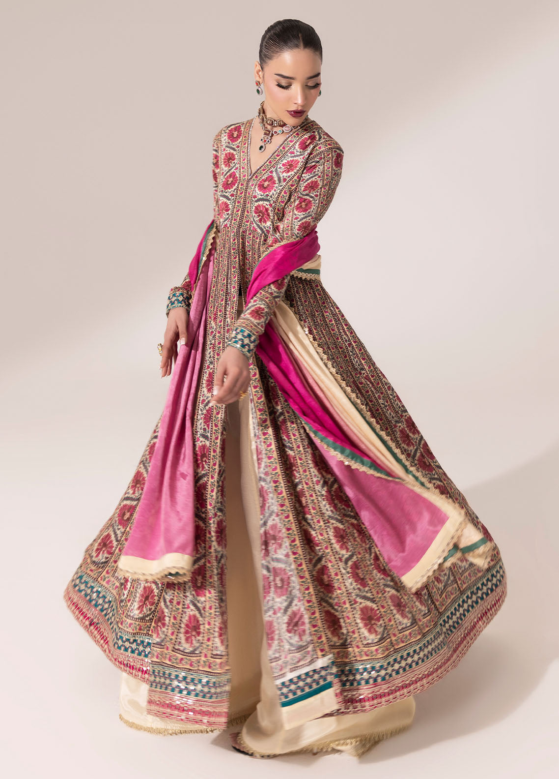 Sahane | Suay Silk Handwork Edit | CT-15001 LOREN - SUAY - House Of Hania
