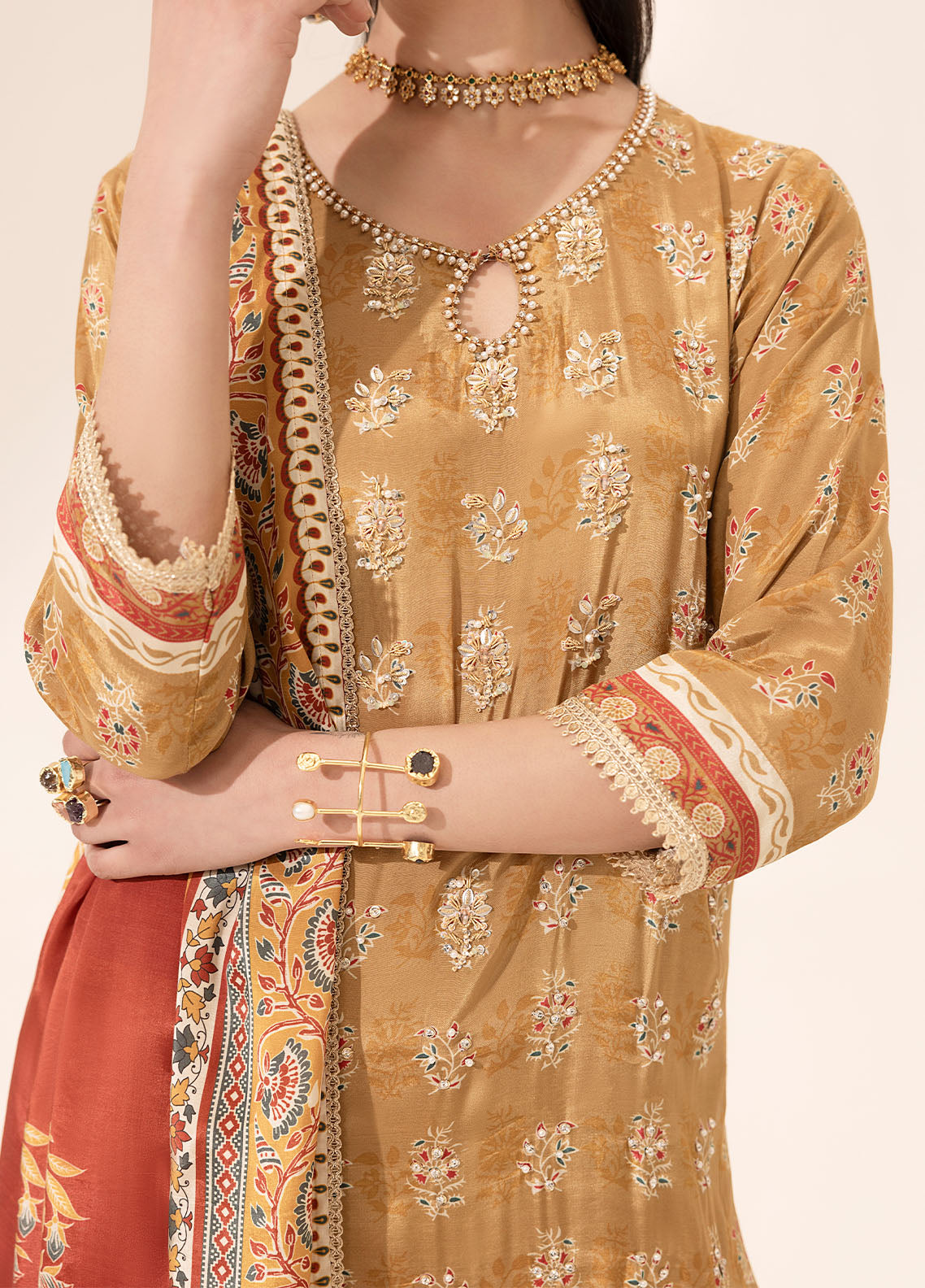 Sahane | Suay Silk Handwork Edit | CT-15002 MAYA - SUAY - House Of Hania