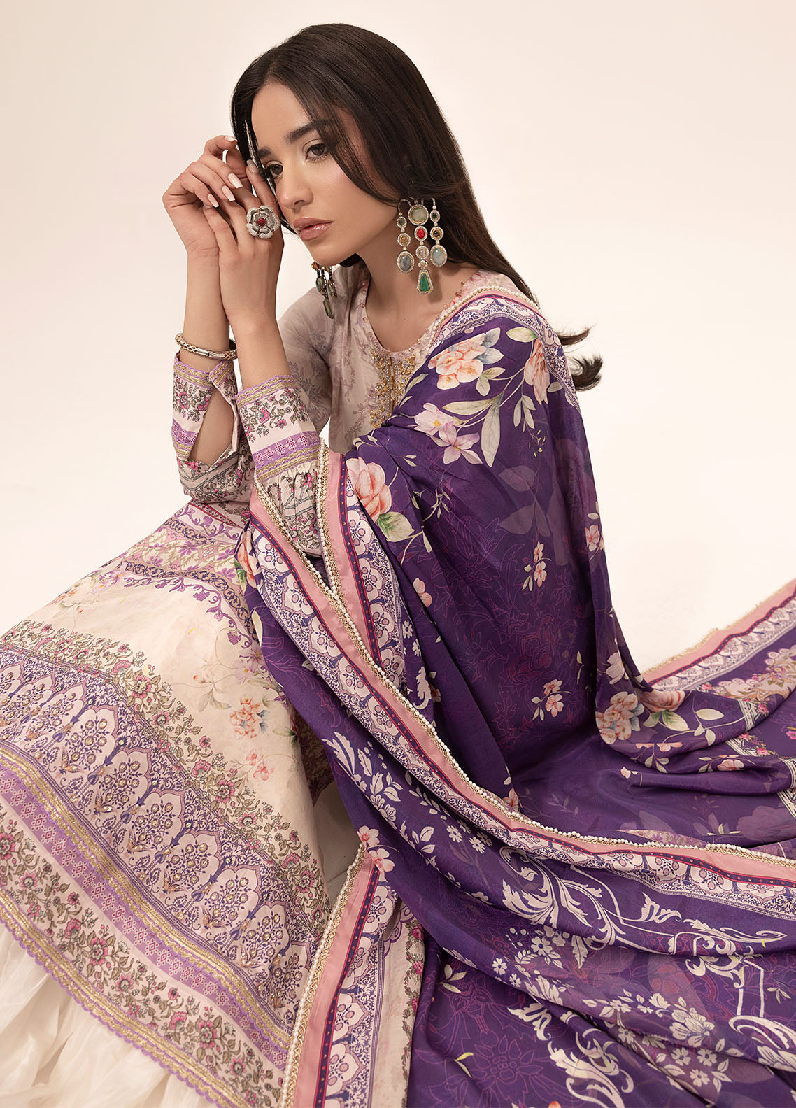 Sahane | Suay Silk Handwork Edit | CT-15003 KAIA - SUAY - House Of Hania