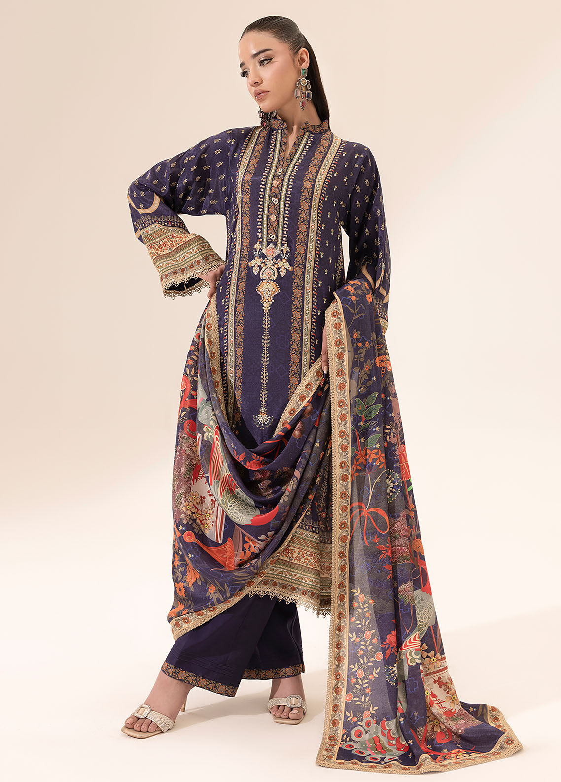 Sahane | Suay Silk Handwork Edit | CT-15006 ETHER - SUAY - House Of Hania