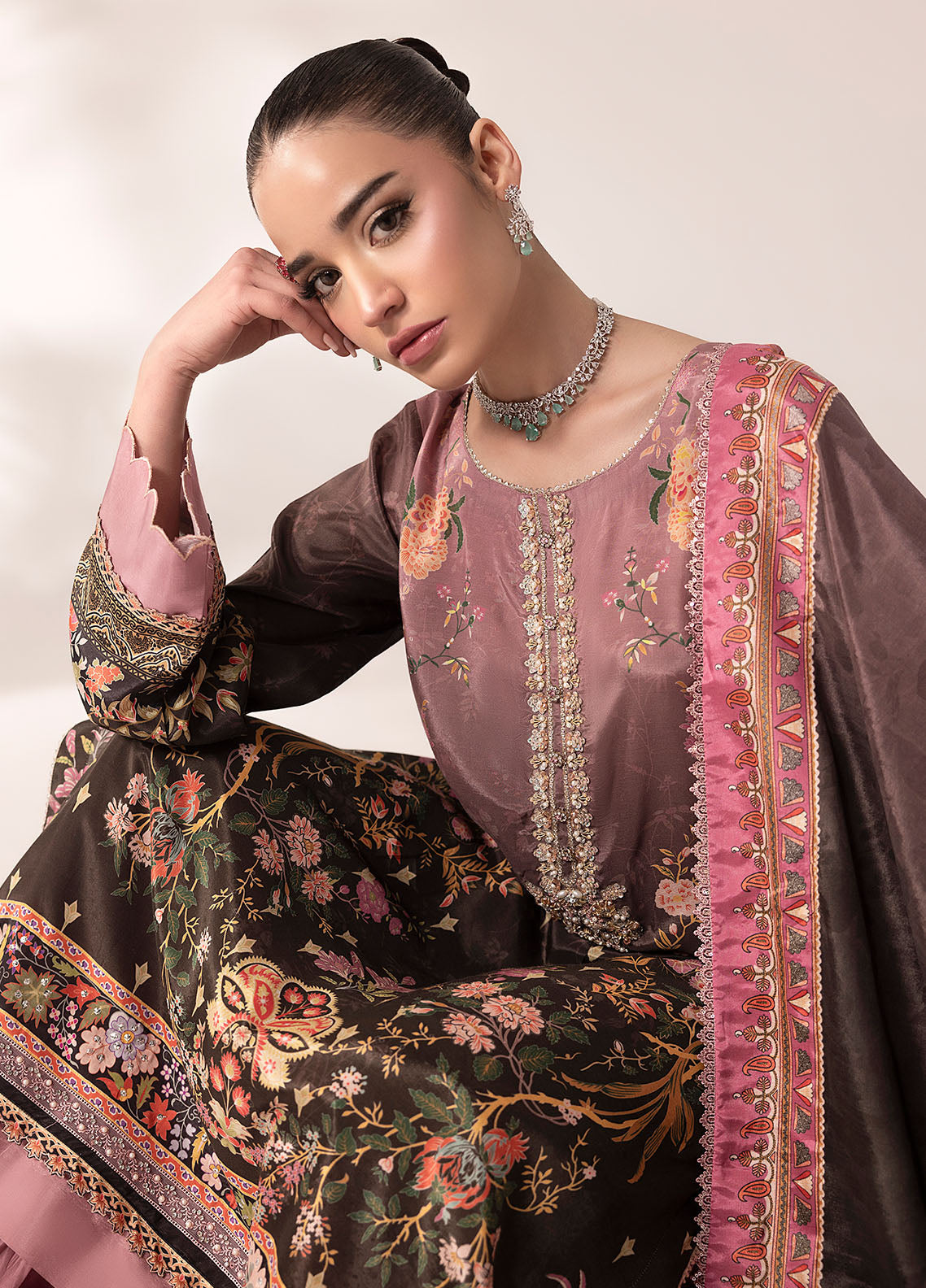 Sahane | Suay Silk Handwork Edit | CT-15007 LILANA - SUAY - House Of Hania