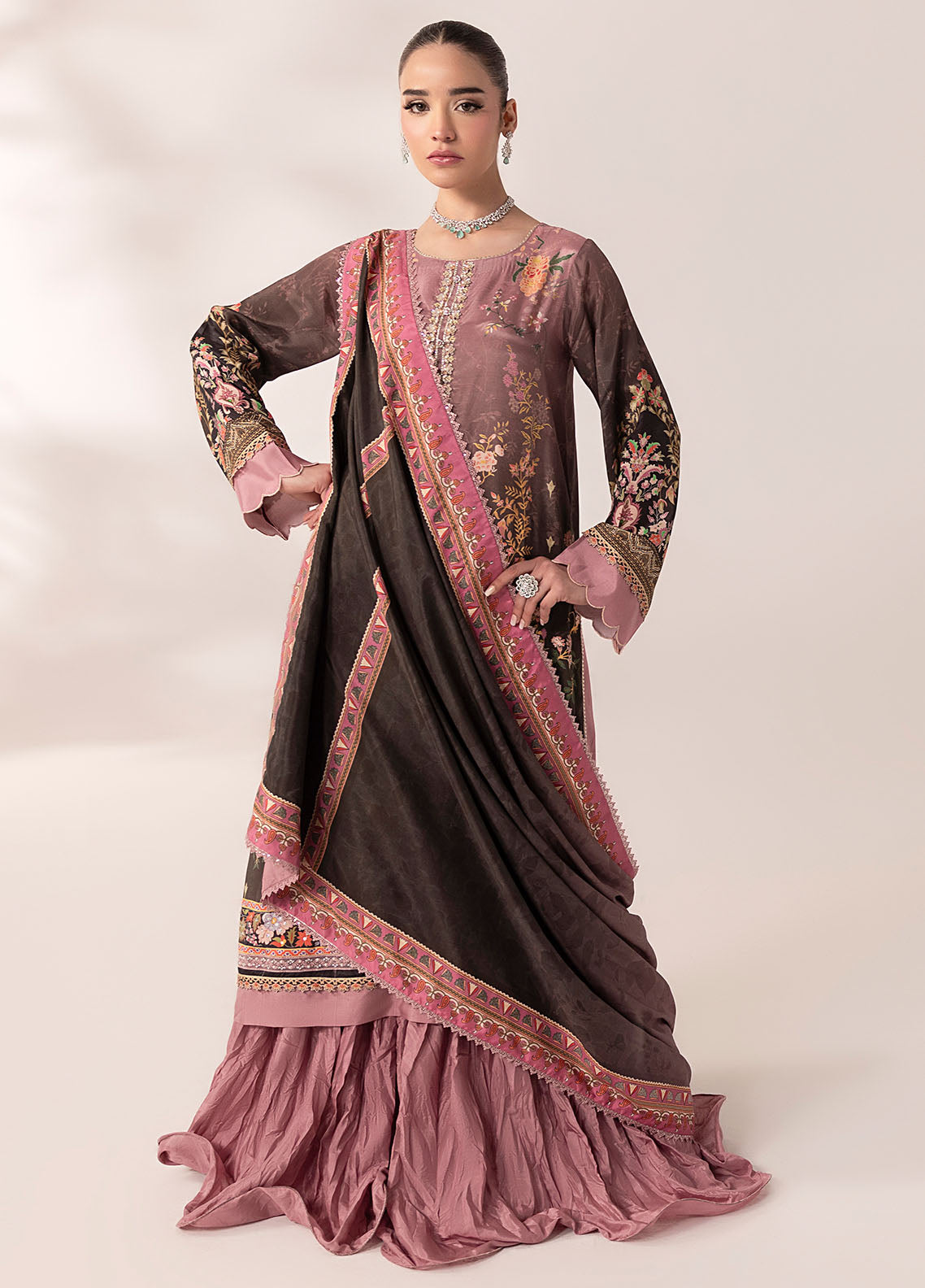 Sahane | Suay Silk Handwork Edit | CT-15007 LILANA - SUAY - House Of Hania