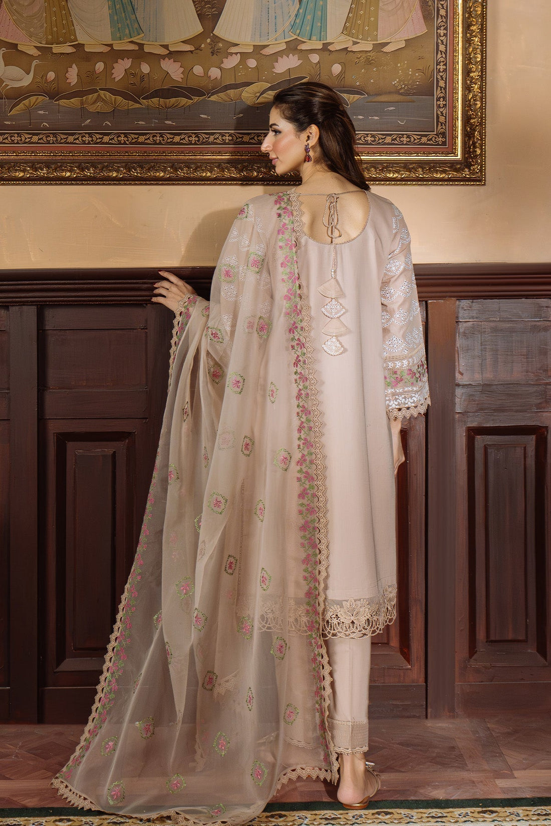 Sahar | Festive Edit Ready to Wear | Bronzed Beige - RTW - House Of Hania
