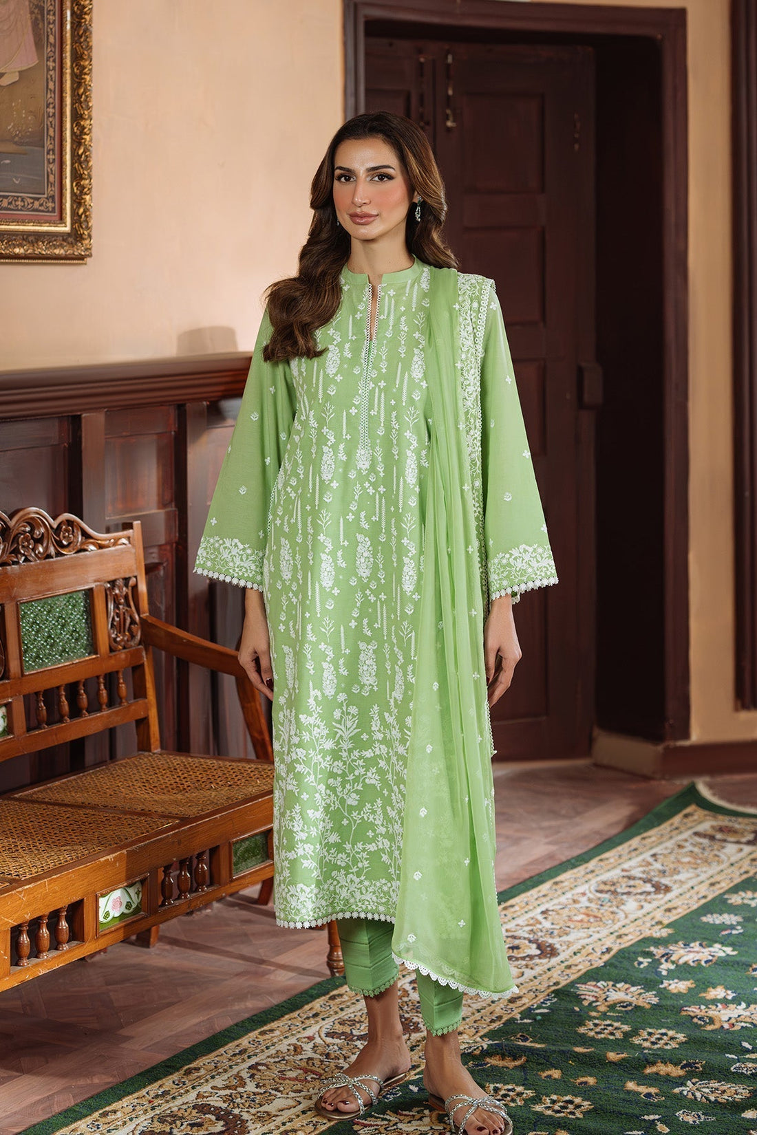 Sahar | Festive Edit Ready to Wear | Celadon Dream - RTW - House Of Hania