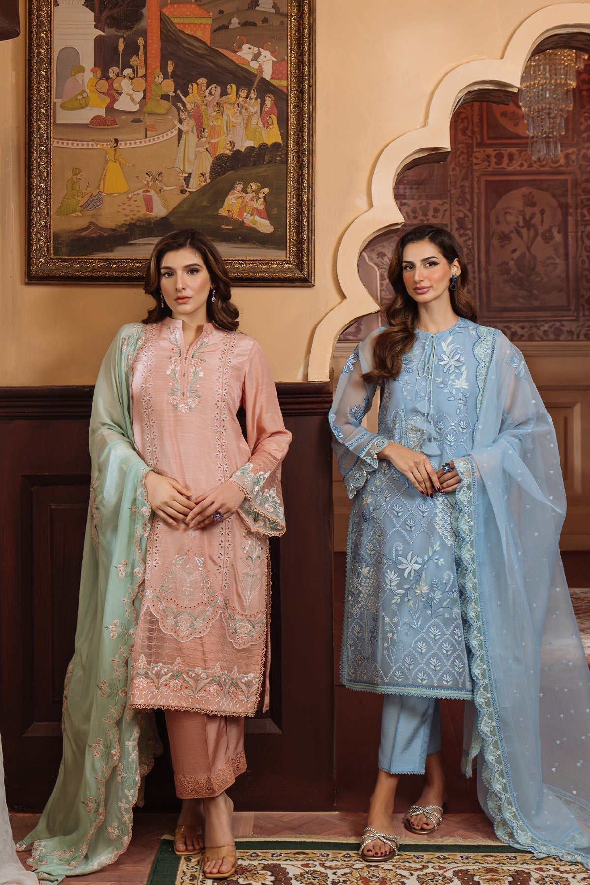 Sahar | Festive Edit Ready to Wear | Glacier Veil - RTW - House Of Hania