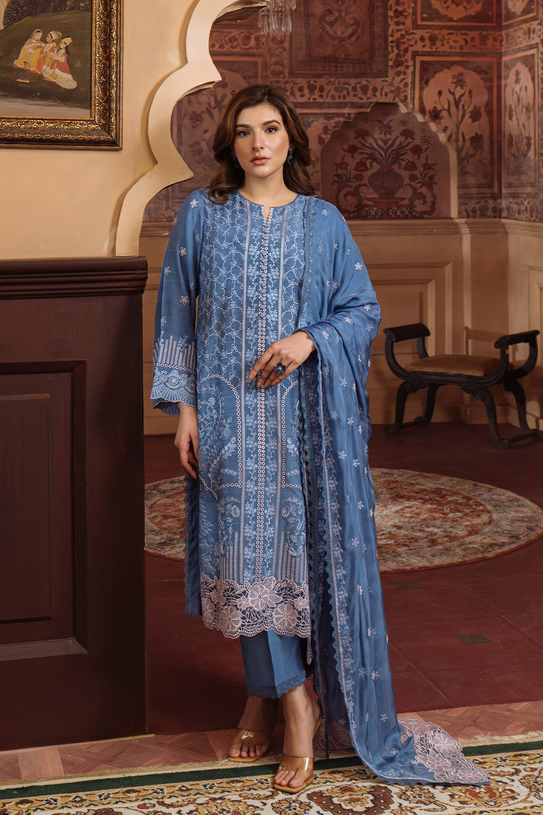 Sahar | Festive Edit Ready to Wear | Lagoon Luxe - RTW - House Of Hania