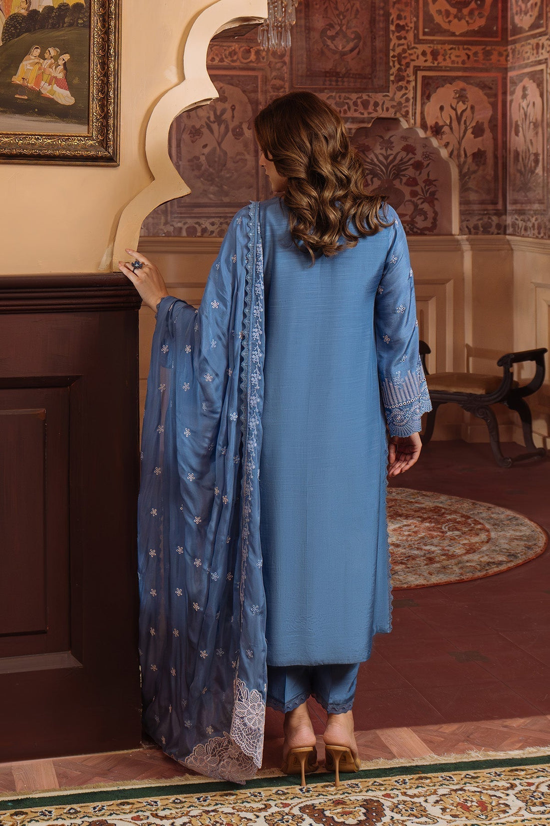Sahar | Festive Edit Ready to Wear | Lagoon Luxe - RTW - House Of Hania